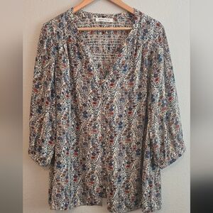 Rose & Olive Floral Blouse